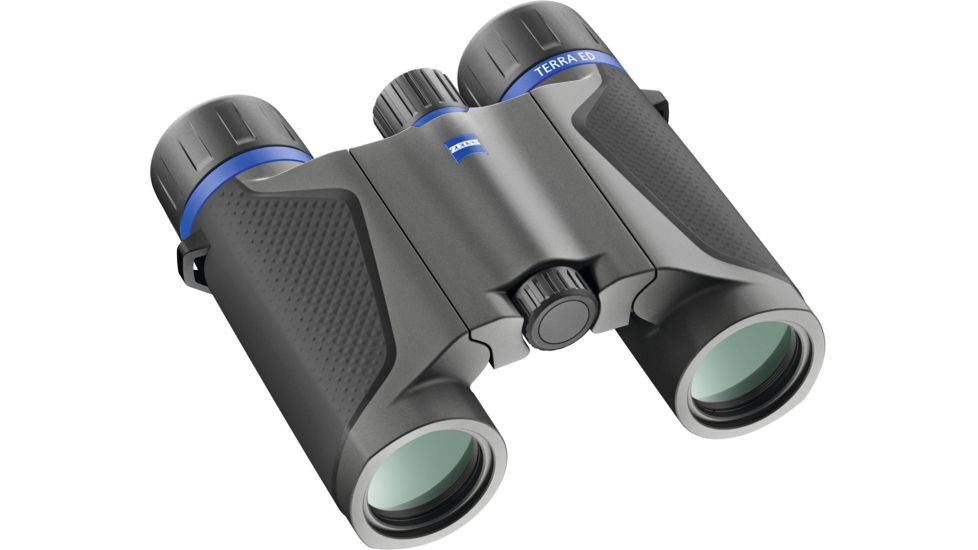 Zeiss Terra ED Pocket 10x25mm Schmidt-Pechan Binoculars, Grey, Small, NSN 9005.10.0040, 522503-9907-000