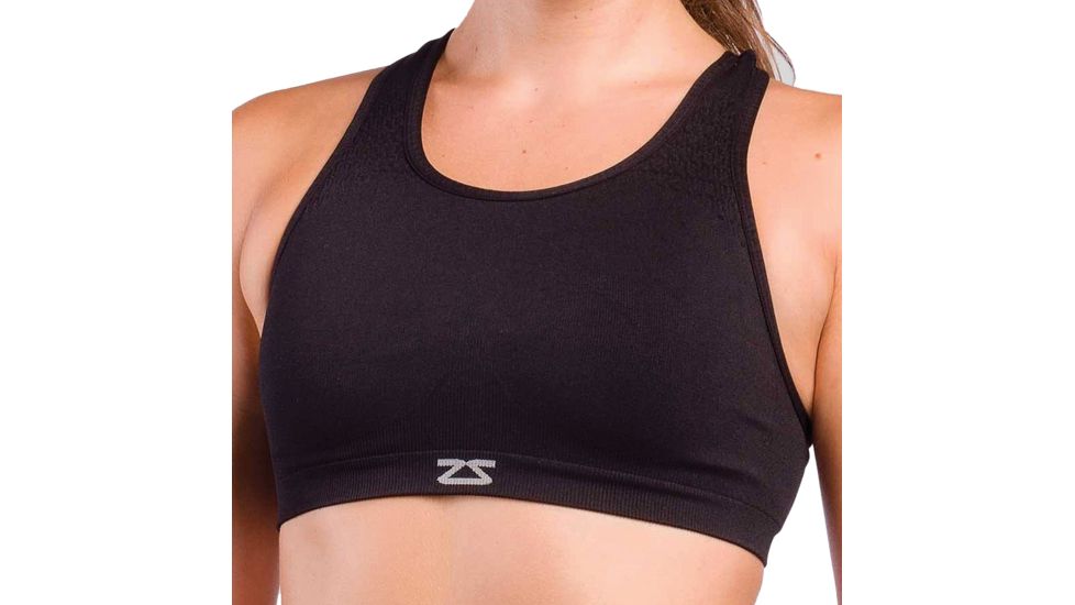 Zensah Seamless Sports Bra Black M/l 9310 BLK M/L