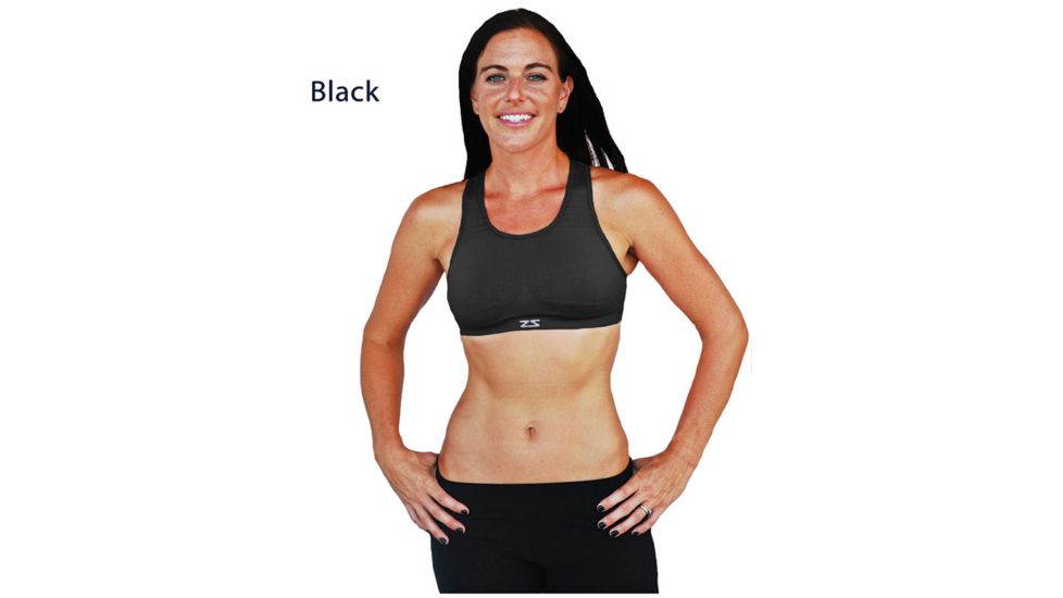 Zensah Seamless Sports Bra Black-s/m 9310 BLK-S/M
