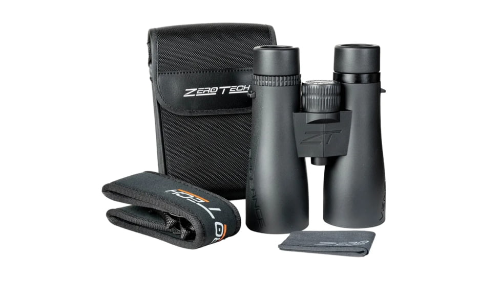 ZeroTech Optics Vengeance ED 12x50mm Glass Roof Prism Binoculars, Black, VG1250ED