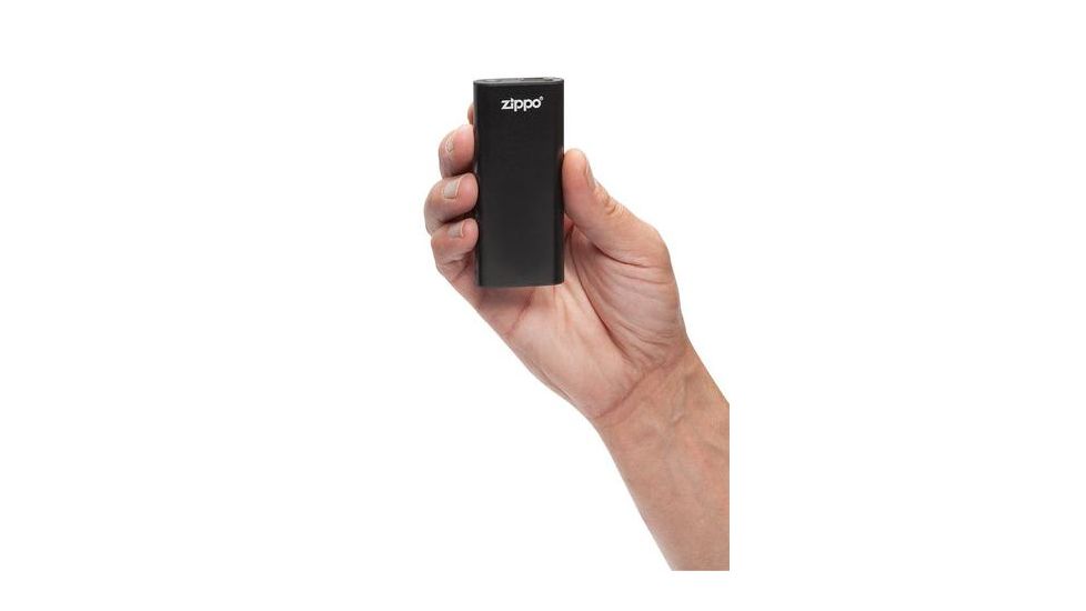 Zippo Black HeatBank 3 Rechargeable Hand Warmer, USB compatible, 40510