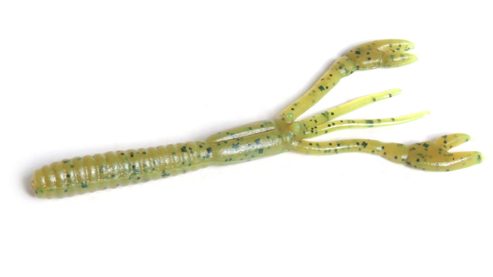 Zoom Craw, 5 3/4in, 9Pk Chartreuse Pumpkin, 012012-SP
