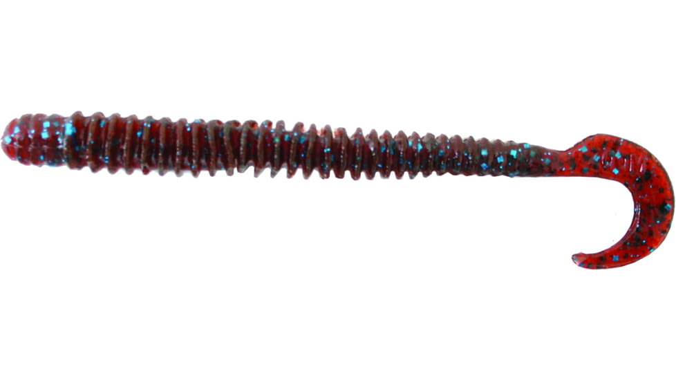 Zoom Dead Ringer Finesse Worm, 4in, 20Pk, Moccasin Blue, 017007-SP