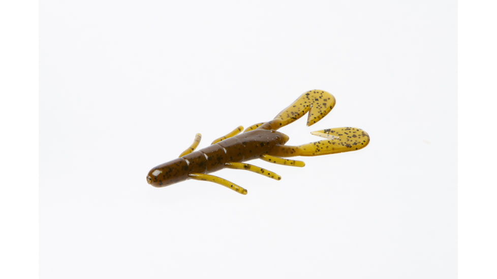 Zoom Mag Uv Speed Craw Creature Bait, 10, 4.25in, Green Pumpkin, 146025