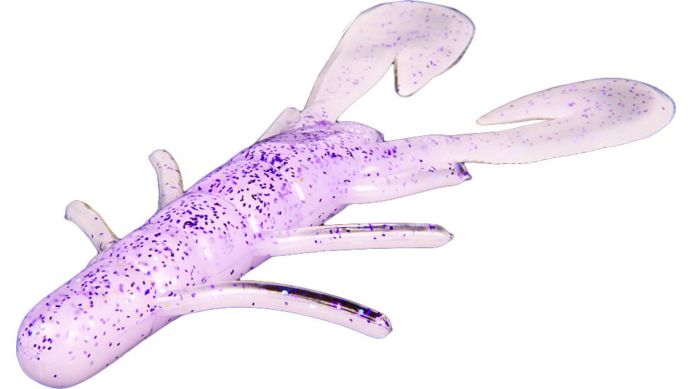 Zoom Ultra-Vibe Speed Craw, 3 1/2in, 12Pk, Lavender Shad, 080364-SP