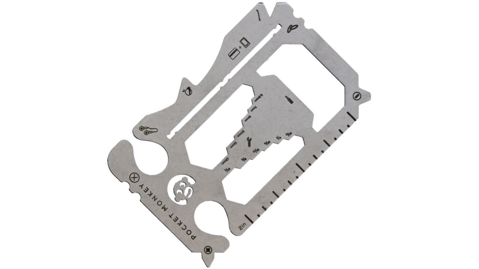 Zootility Pocket Monkey-X Multi Tool, 3.25 x 2, Z-PM-X