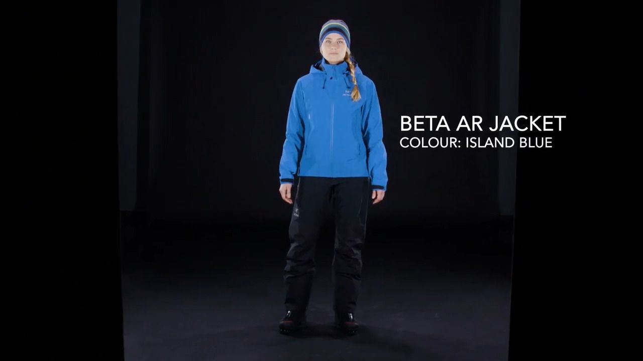 opplanet arc teryx beta ar jacket womens video