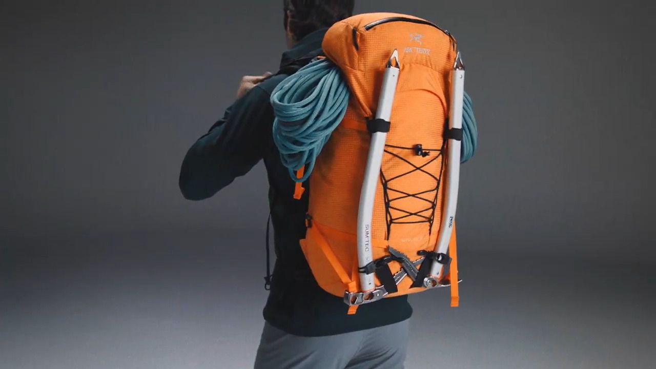 opplanet arcteryx alpha all round 35 backpack beacon video
