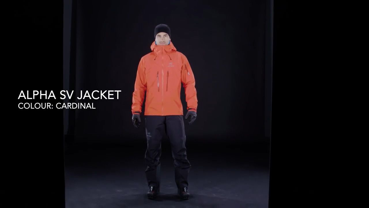 opplanet arcteryx alpha sv jacket mens video