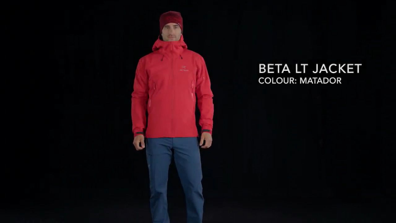 opplanet arcteryx beta lt jacket mens matador video