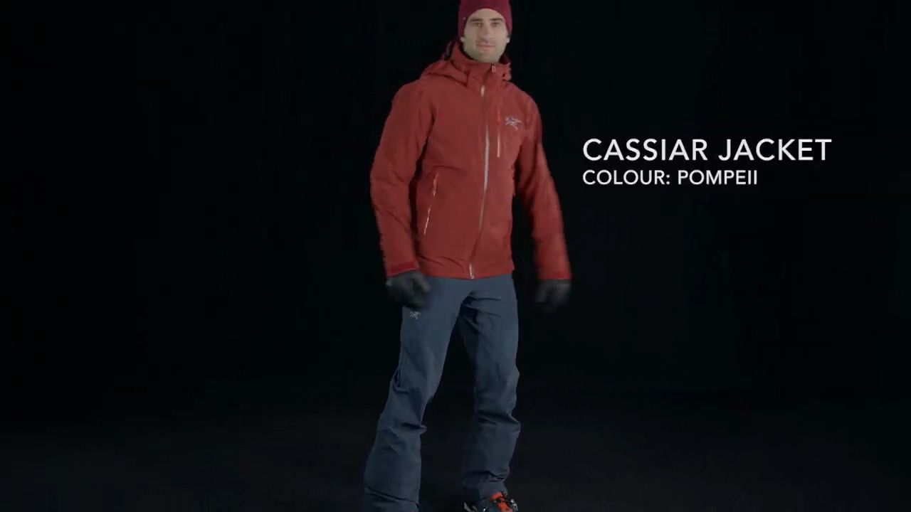 opplanet arcteryx cassiar jacket mens pompei video