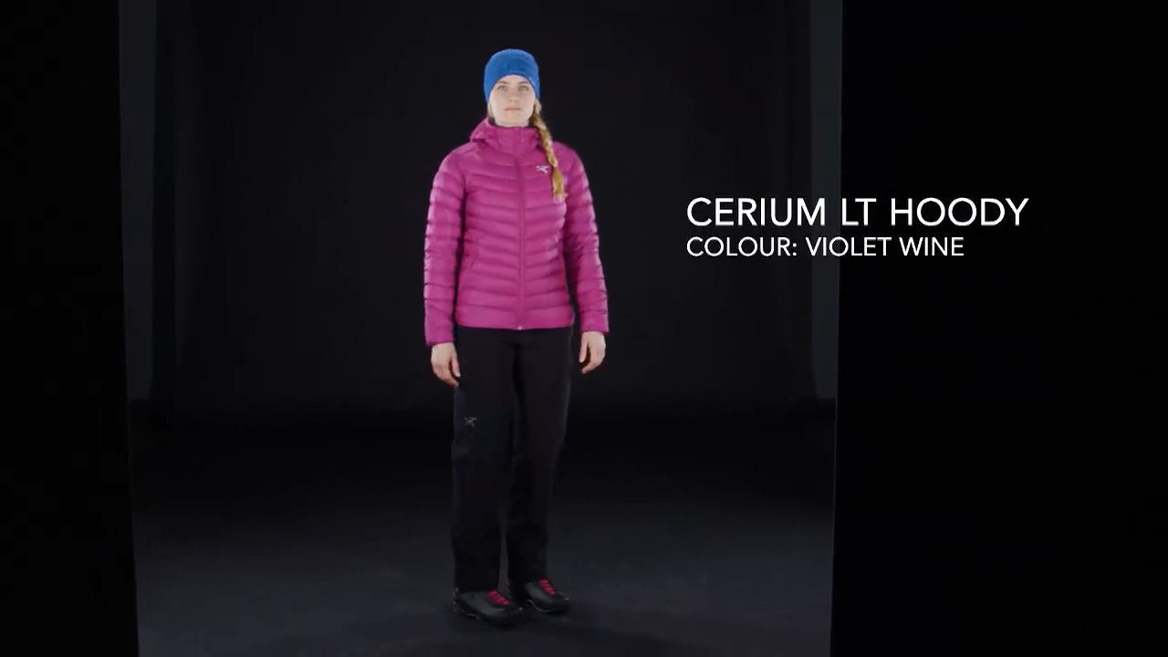 opplanet arcteryx cerium lt hoody womens violet wine video