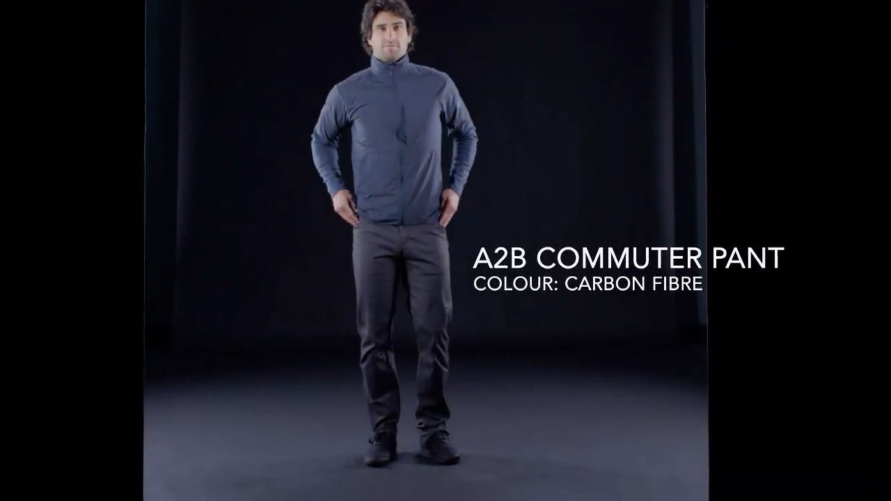 opplanet arcteryx mens a2b commuter pant carbon fibre video