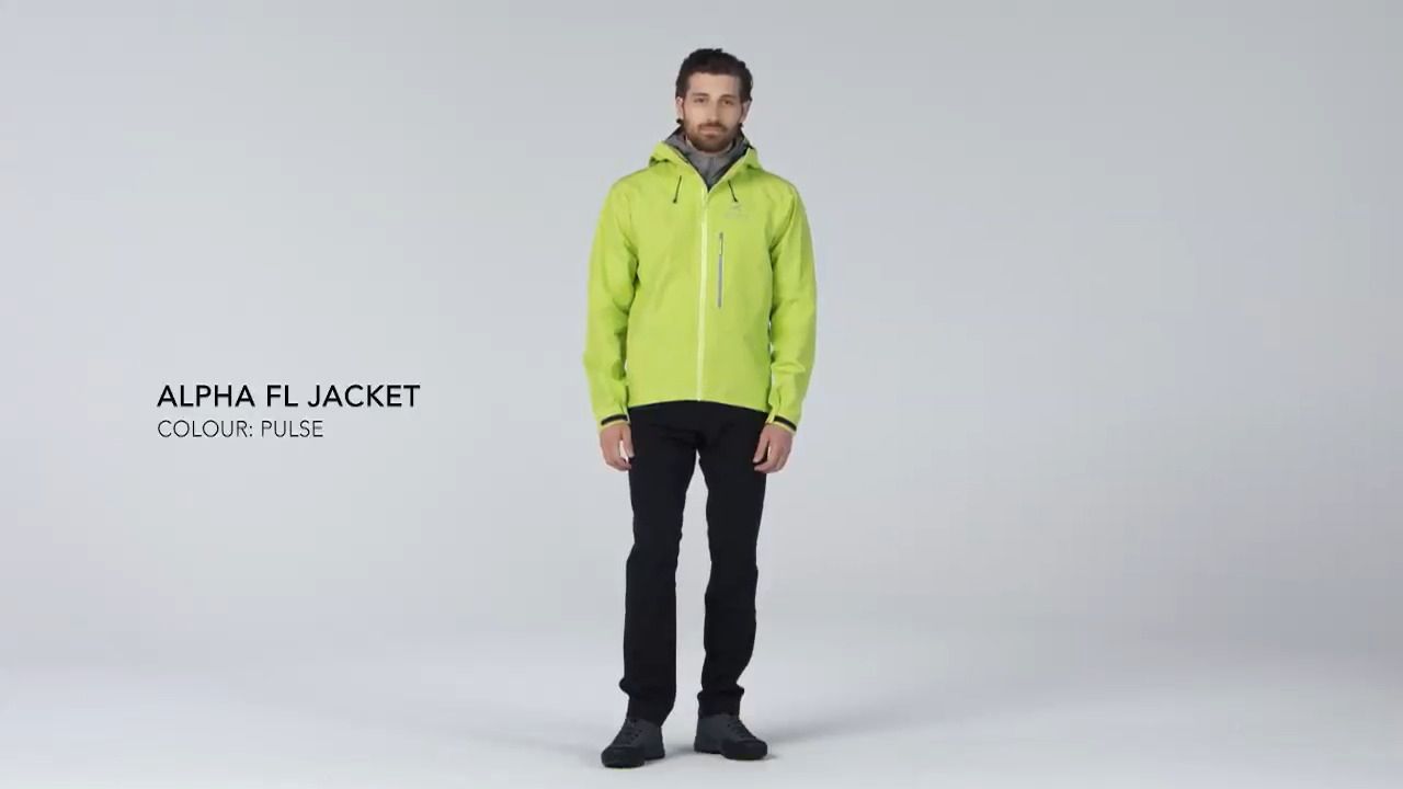 opplanet arcteryx mens alpha fl jacket pulse video