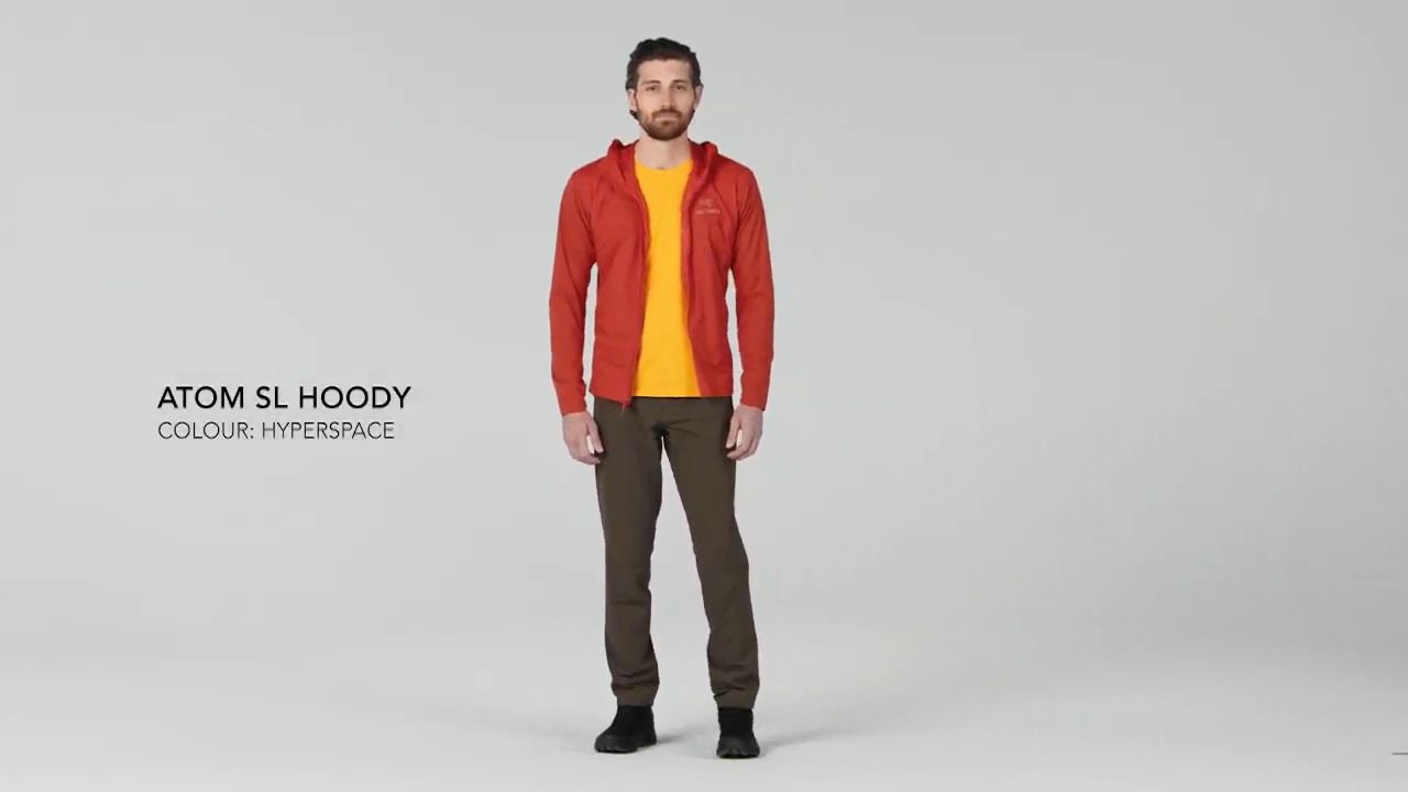 opplanet arcteryx mens atom sl hoody hyperspace video