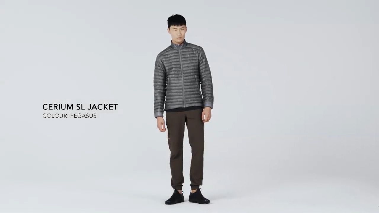 opplanet arcteryx mens cerium sl jacket pegasus video
