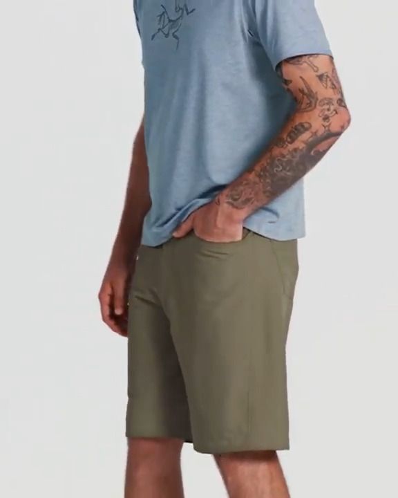 opplanet arcteryx mens creston short 11in arbour video