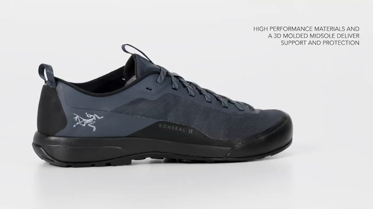 opplanet arcteryx mens konseal lt shoe exosphere black video
