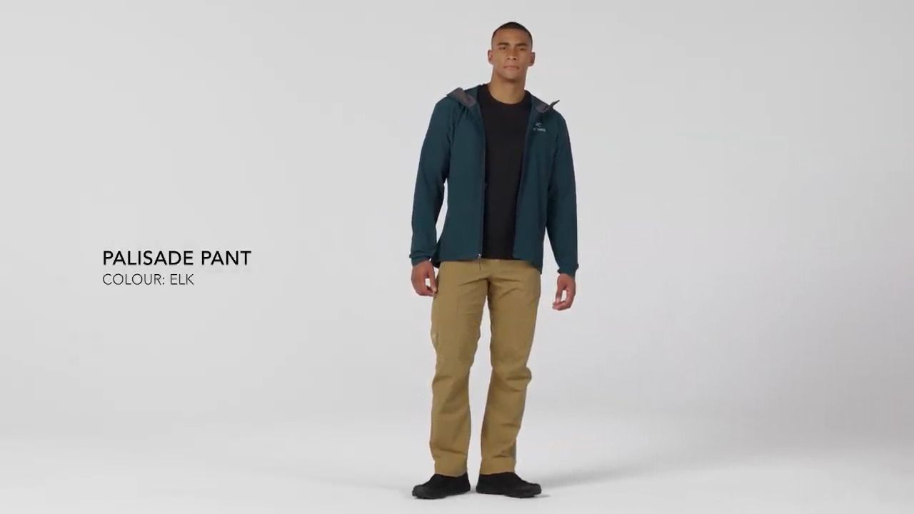 opplanet arcteryx mens palisade pant elk video