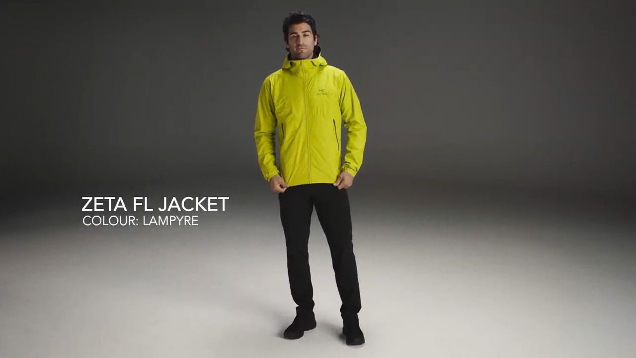 opplanet arcteryx mens zeta fast and light jacket lampyre video