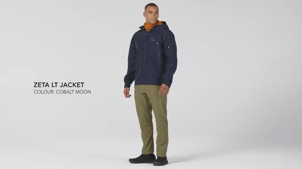 opplanet arcteryx mens zeta lt jacket cobalt moon video