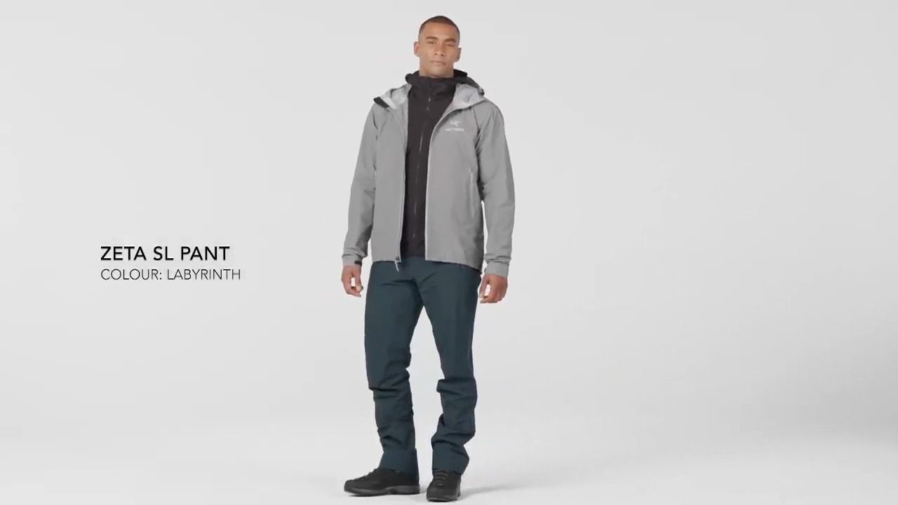 opplanet arcteryx mens zeta sl pant labyrinth video