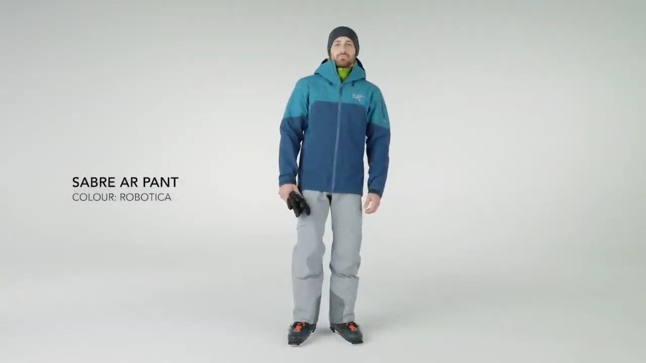 opplanet arcteryx sabre all round pant mens robotica video