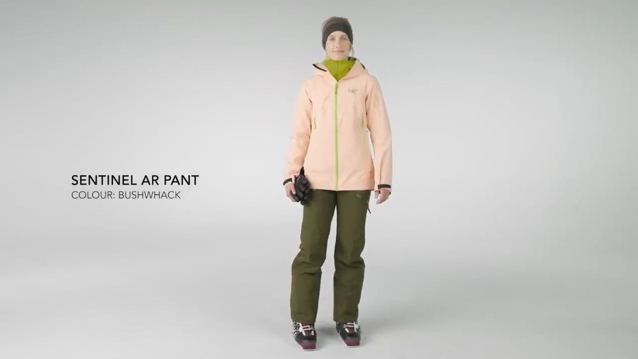 opplanet arcteryx sentinel ar pant womens bushwhack video