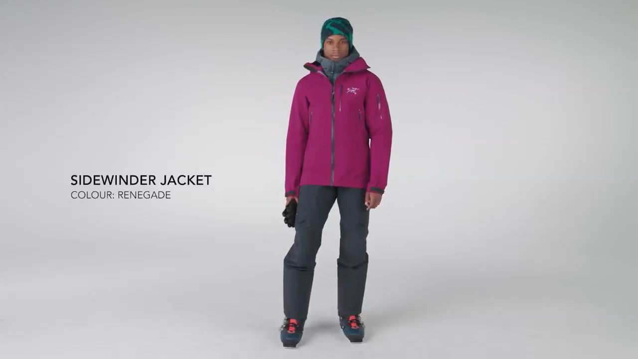 opplanet arcteryx sidewinder jacket mens renegade video