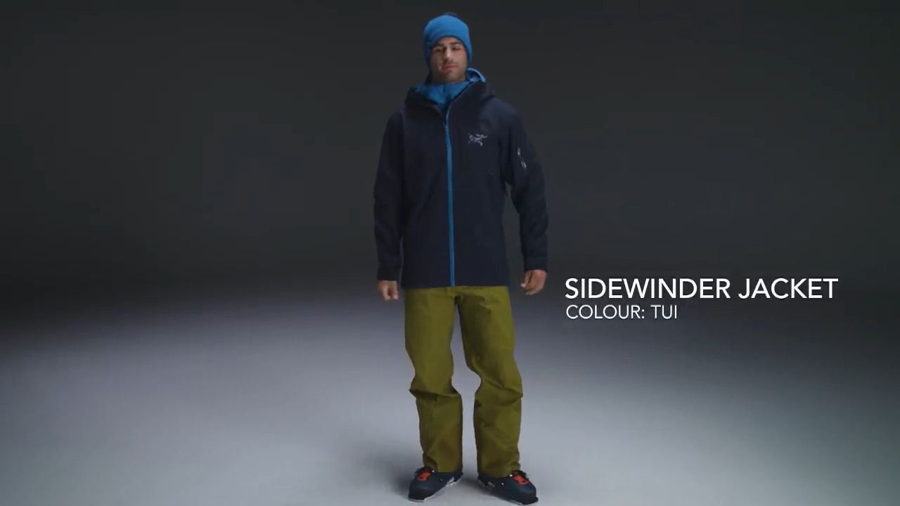 opplanet arcteryx sidewinder jacket mens tui video