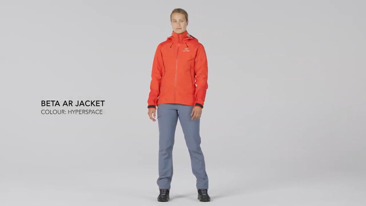 opplanet arcteryx womens beta ar jacket hyperspace video