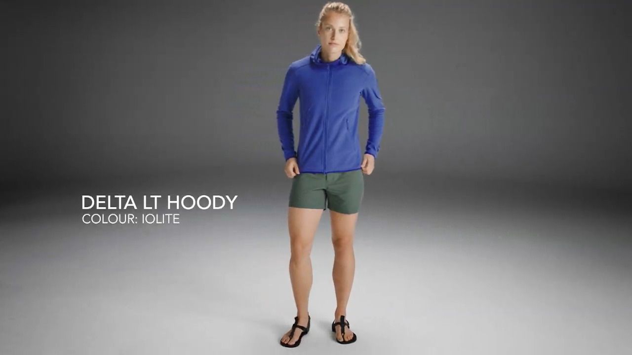 opplanet arcteryx womens delta lt hoody iolite video