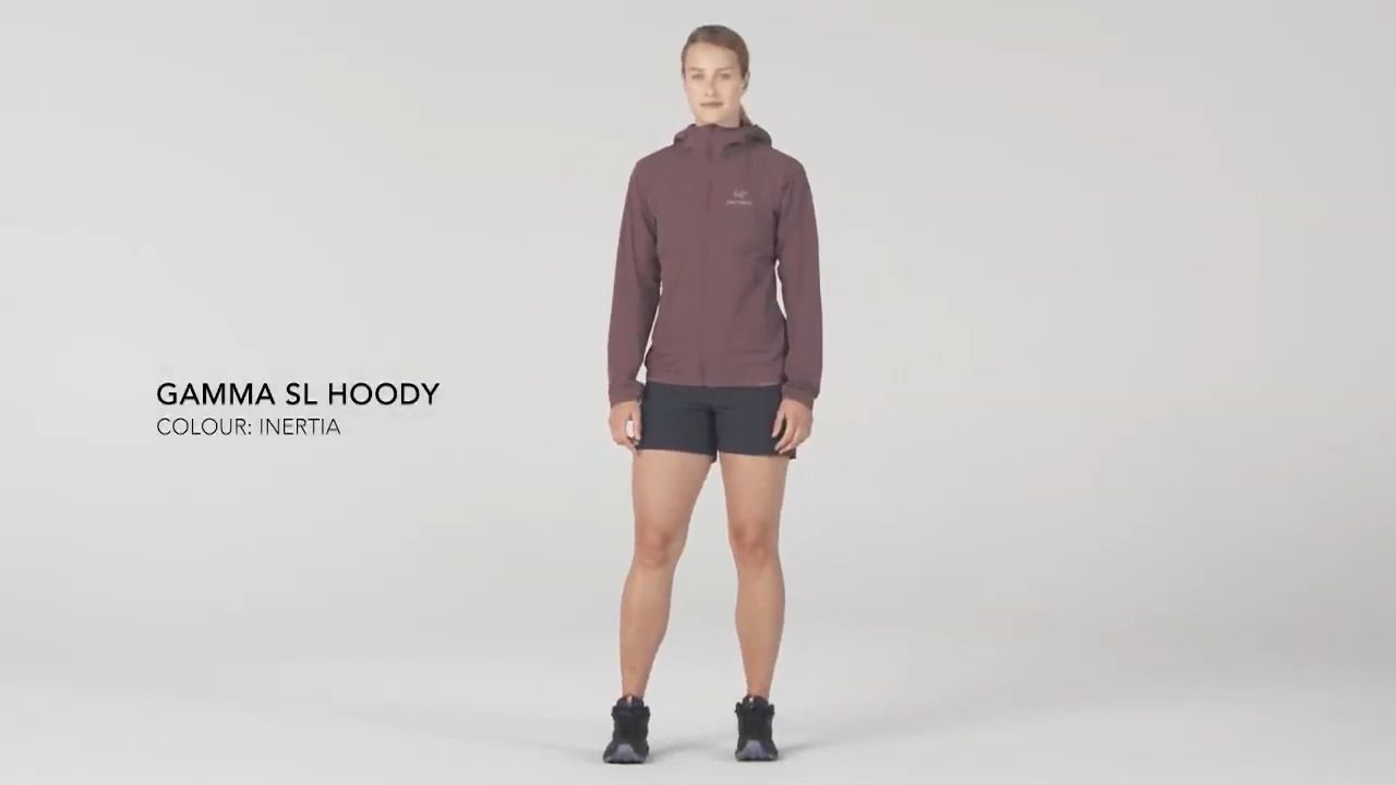 opplanet arcteryx womens gamma sl hoody inertia video