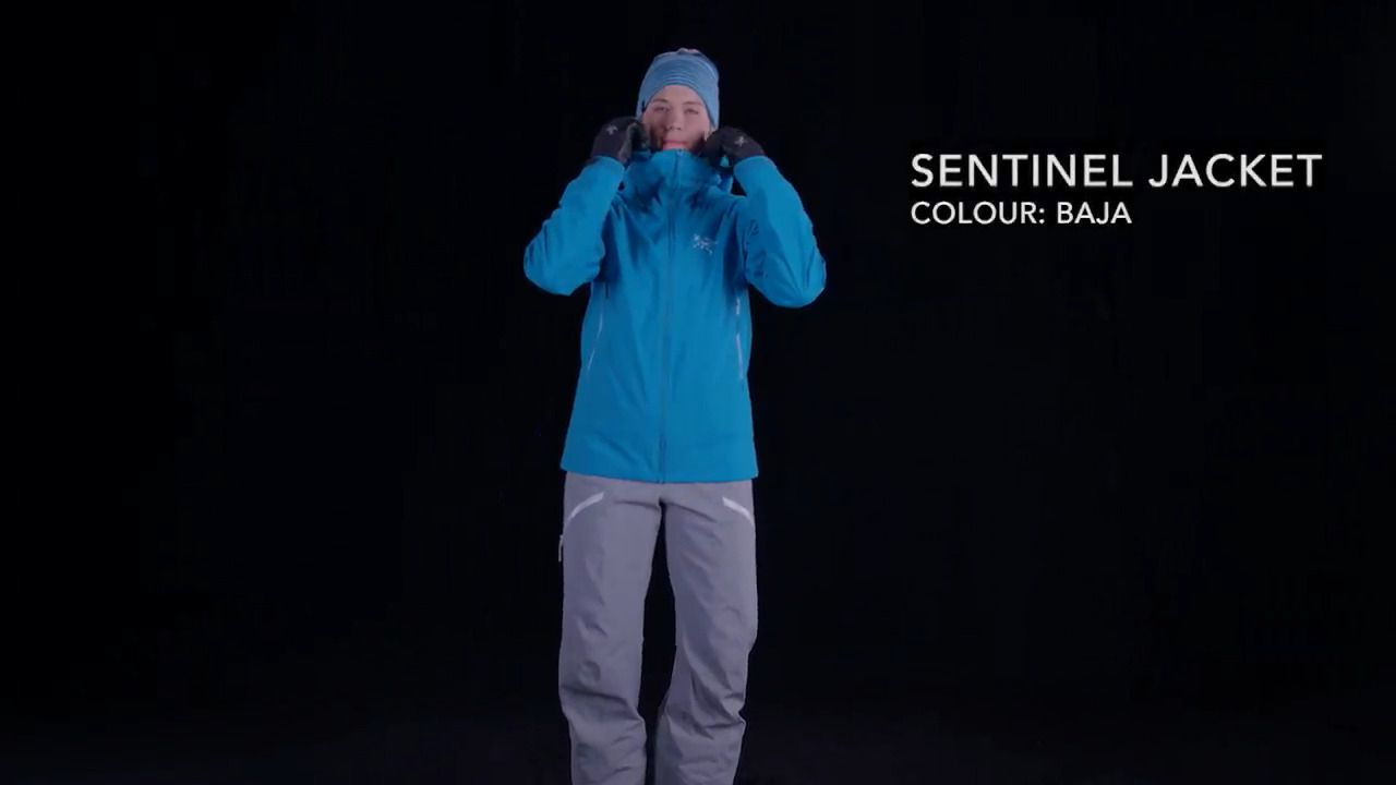 opplanet arcteryx womens sentinel jacket baja video