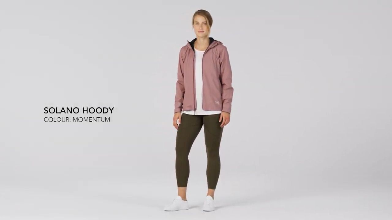 opplanet arcteryx womens solano hoody momentum video