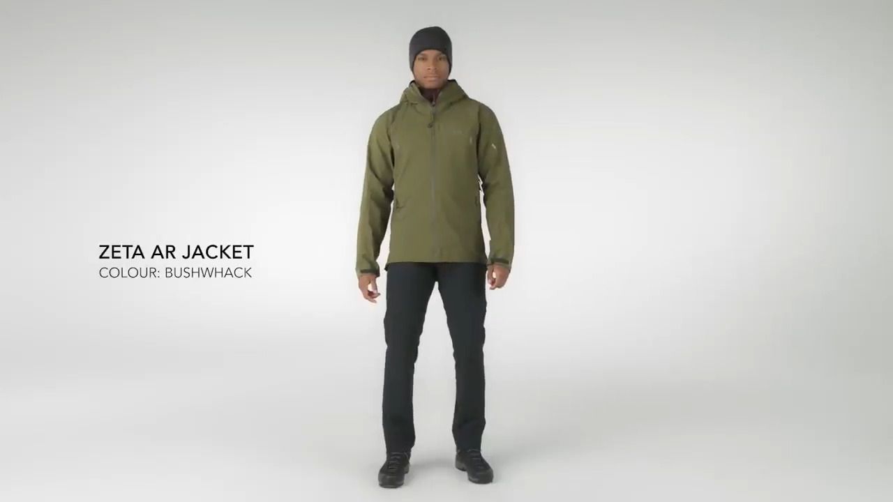opplanet arcteryx zeta all round jacket mens bushwhack video