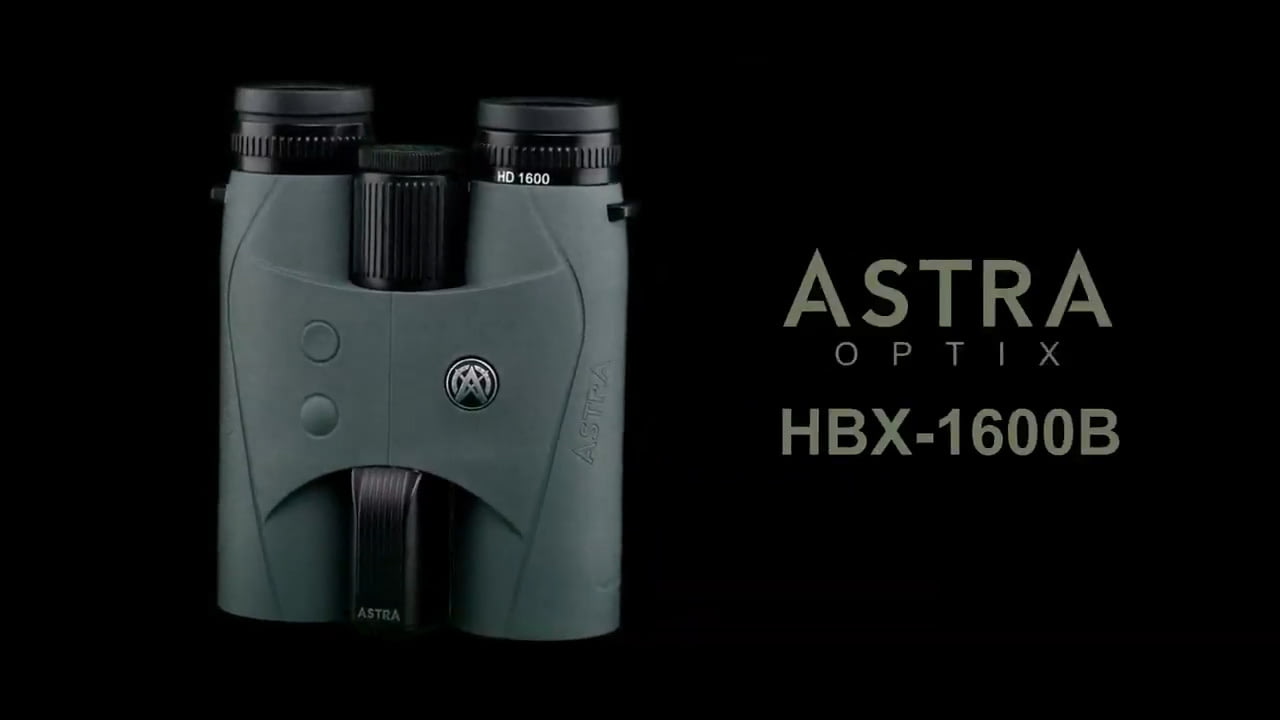 opplanet astra optix hbx 1600b 10x42 1760 yard laser rangefinder binoculars with built in ballistics video