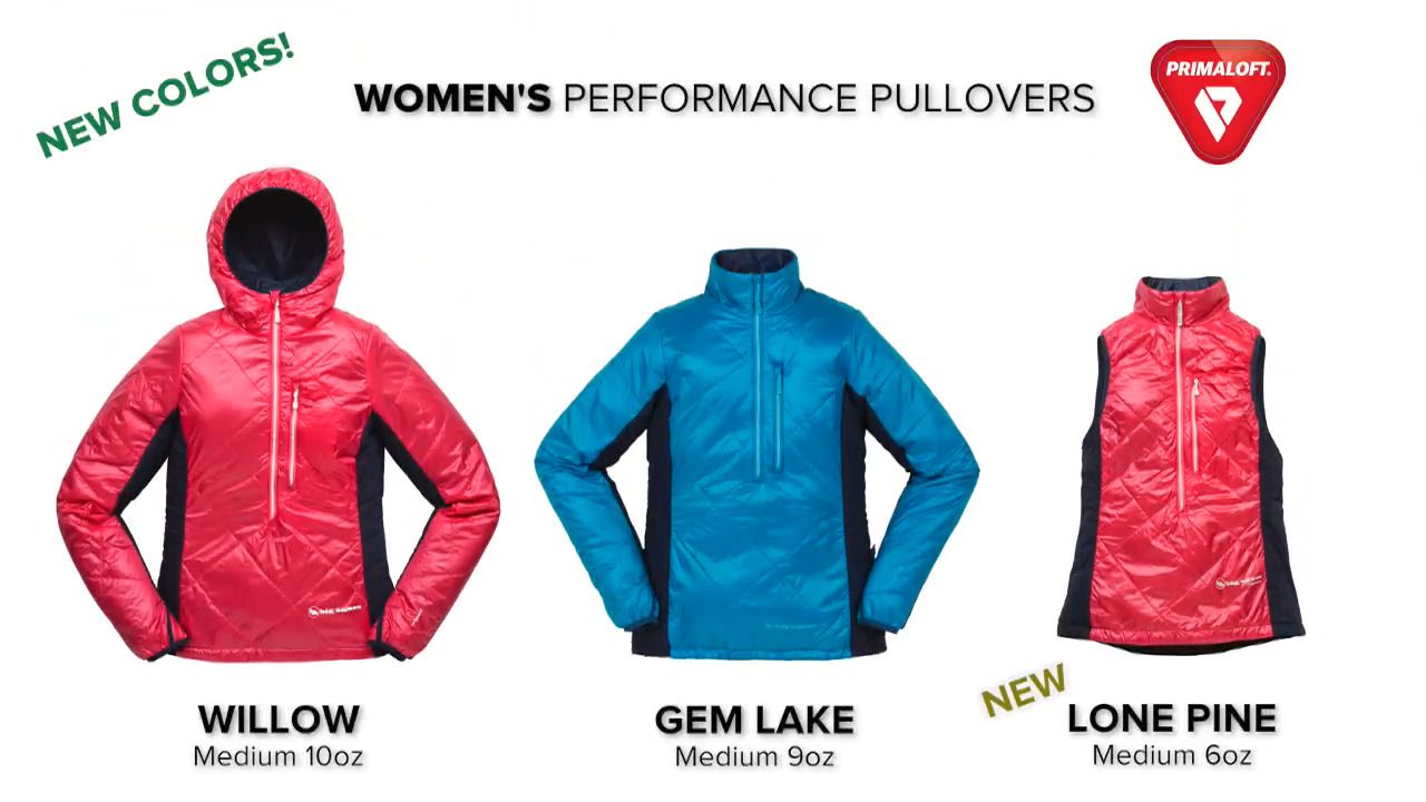opplanet big agnes willow and gem lake performance pullovers video