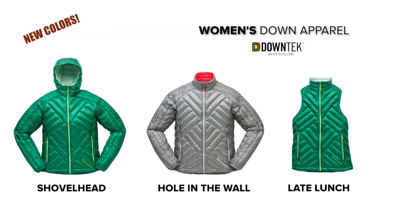 opplanet big agnes womens shovelhead hole in the wall and late lunch jackets and vest video