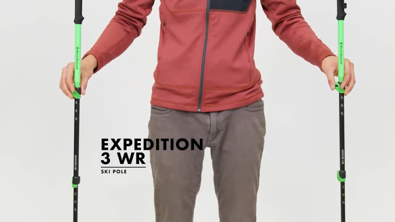 opplanet black diamond expedition wr 3 ski pole video