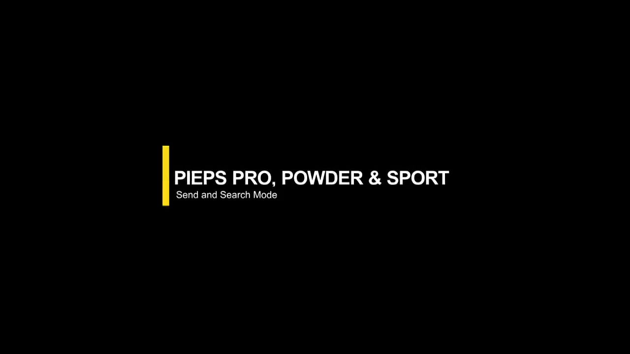 opplanet black diamond pieps pro powder and sport video