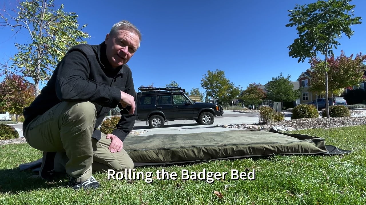 opplanet born outdoor rolling up the badger bed video