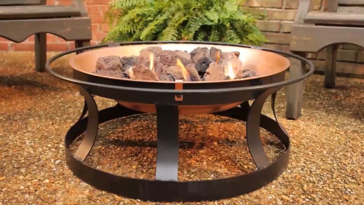 opplanet camp chef del rio gas fire pit ad video
