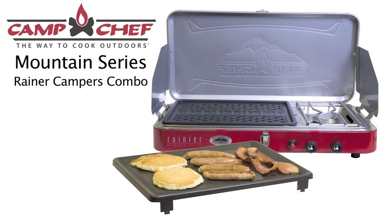 opplanet camp chef rainier 2 burner stove video