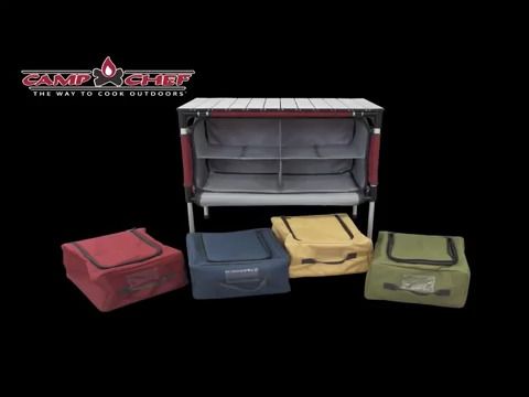 opplanet camp chef sherpa camp table and organiser overview video