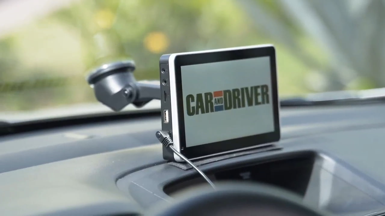 opplanet car and driver intellidash dashboard mounted smart display video