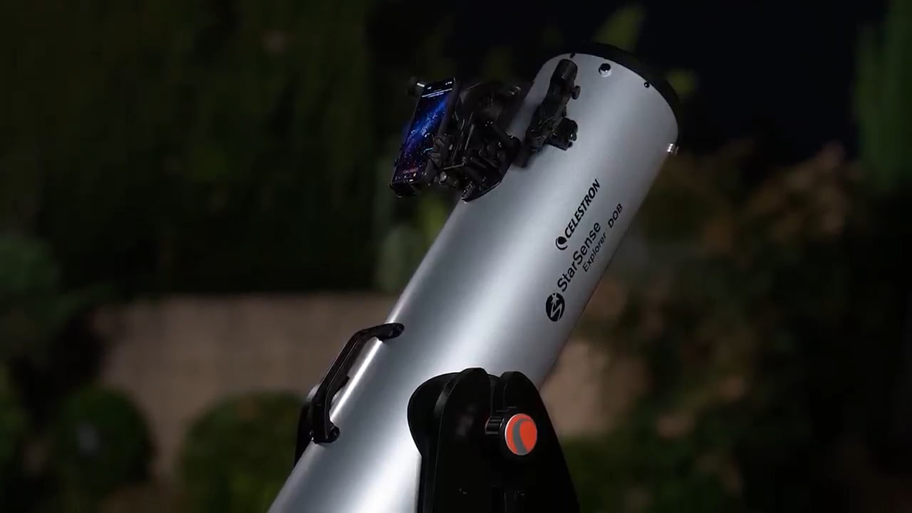 opplanet celestron explore the universe with starsense explorer dobsonian telescopes video