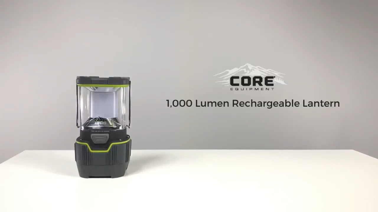 opplanet core 1000 lumen rechargeable lantern video