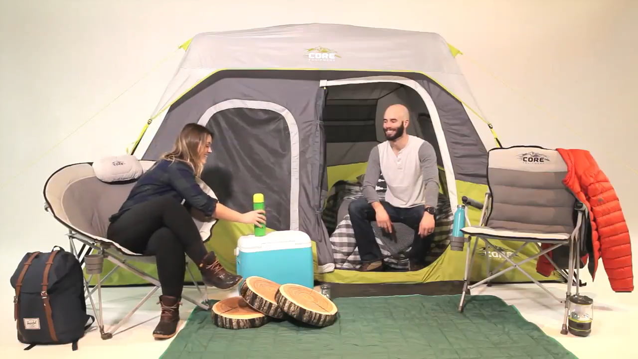 opplanet core equipment 6 person instant cabin tent video