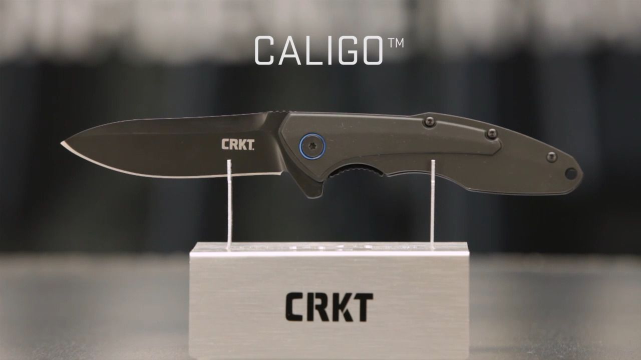 opplanet crkt caligo knife 6215 tj schwarz design video